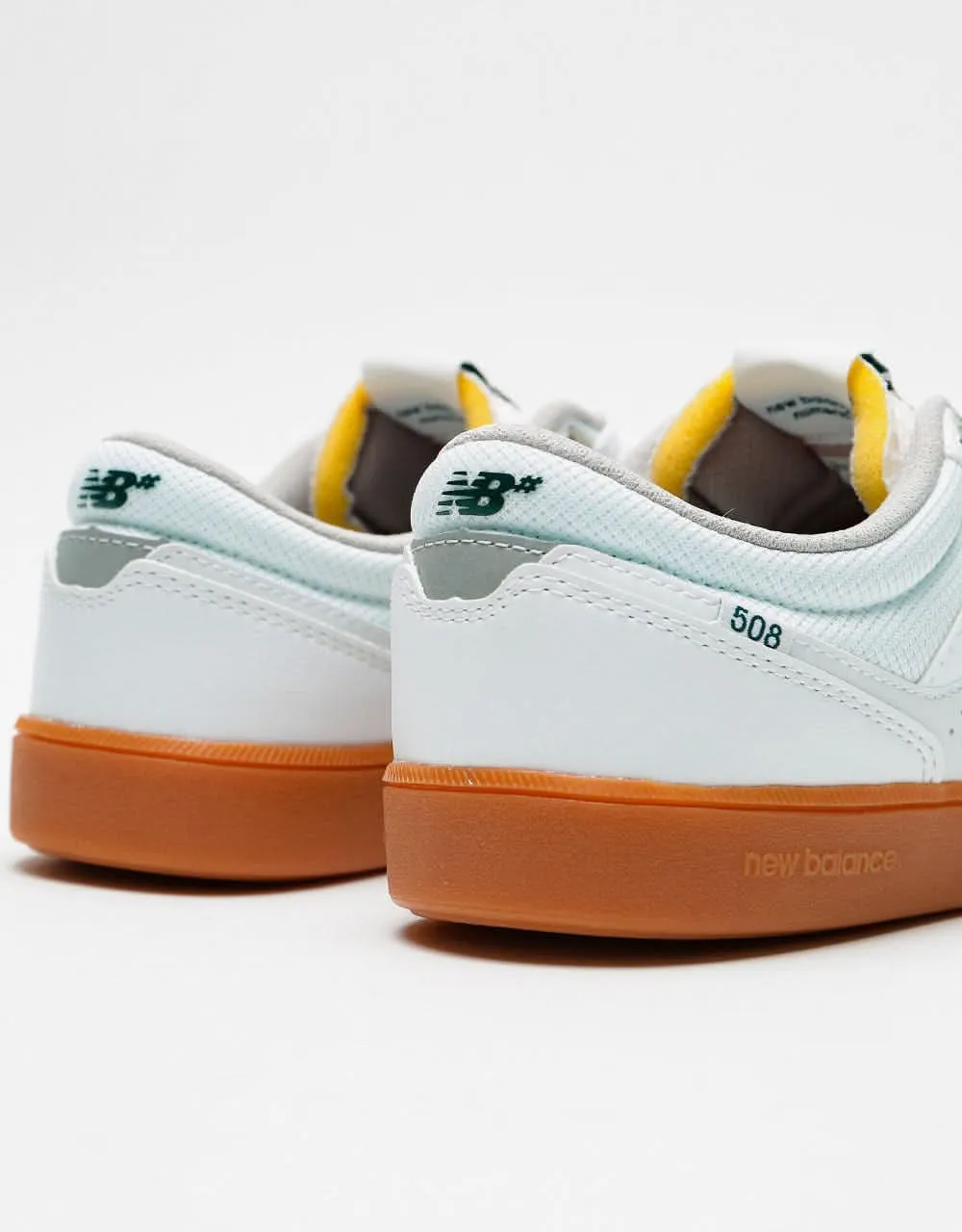 New Balance Numeric 508 Skate Shoes - White/Gum