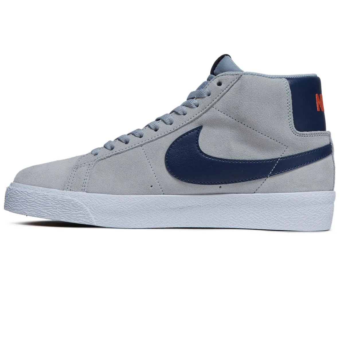 Nike SB Zoom Blazer Mid Shoes - Wolf Grey/Midnight Navy/Cosmic Clay