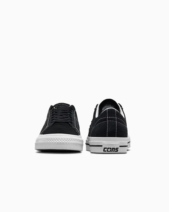 One Star Pro Suede Shoe - Black/Black/White