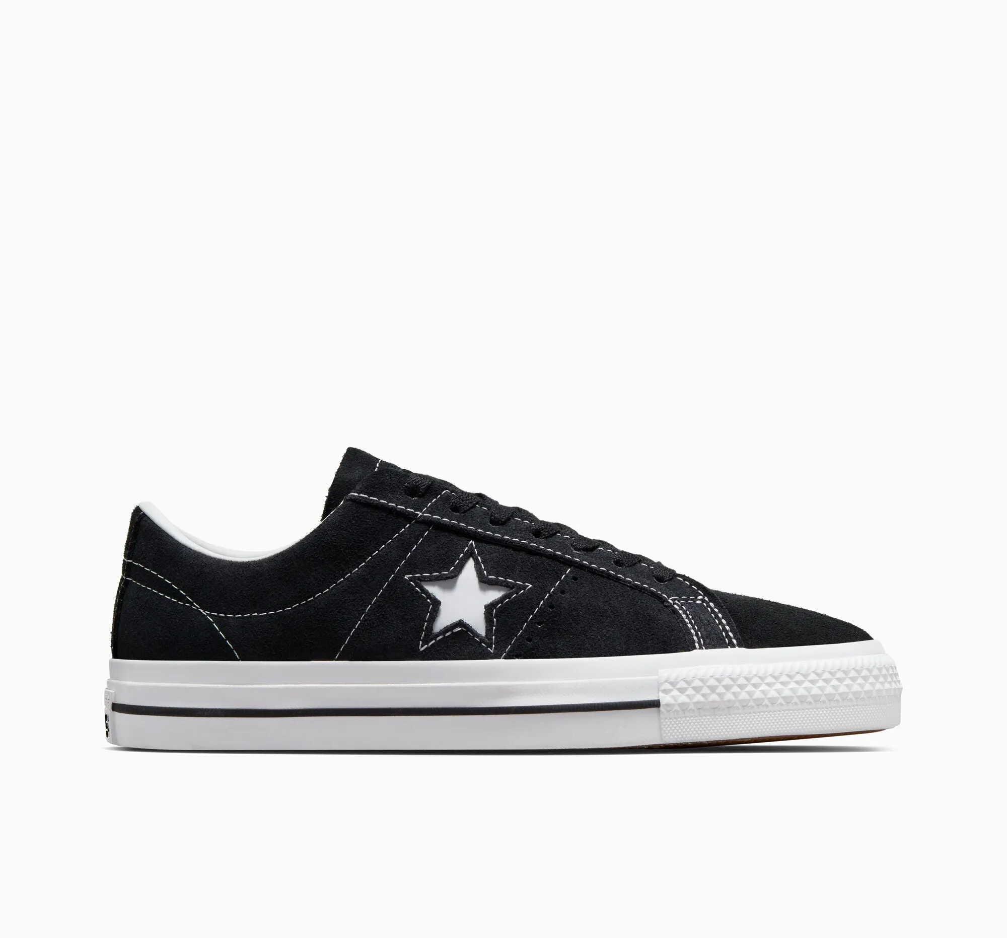 One Star Pro Suede Shoe - Black/Black/White