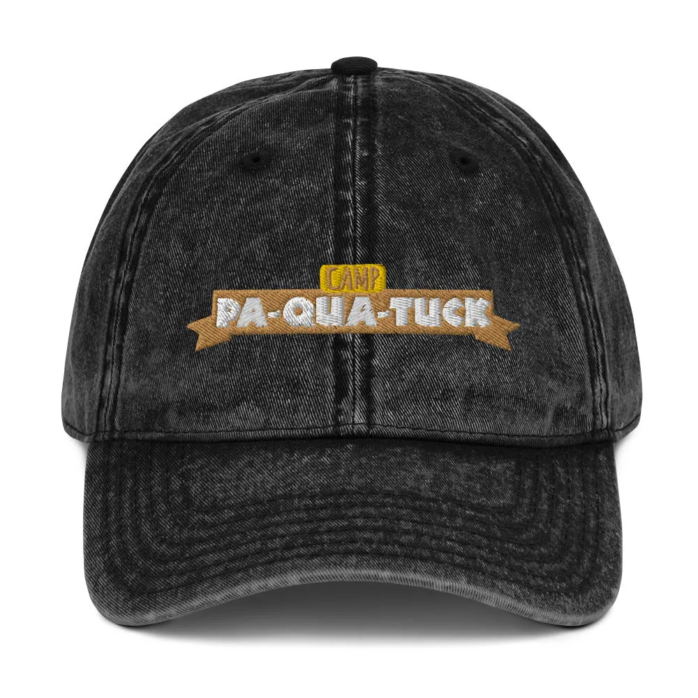 Pa-Qua-Tuck Vintage Cotton Twill Cap