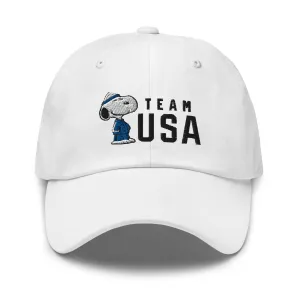 Peanuts Snoopy Team USA Classic Dad Hat