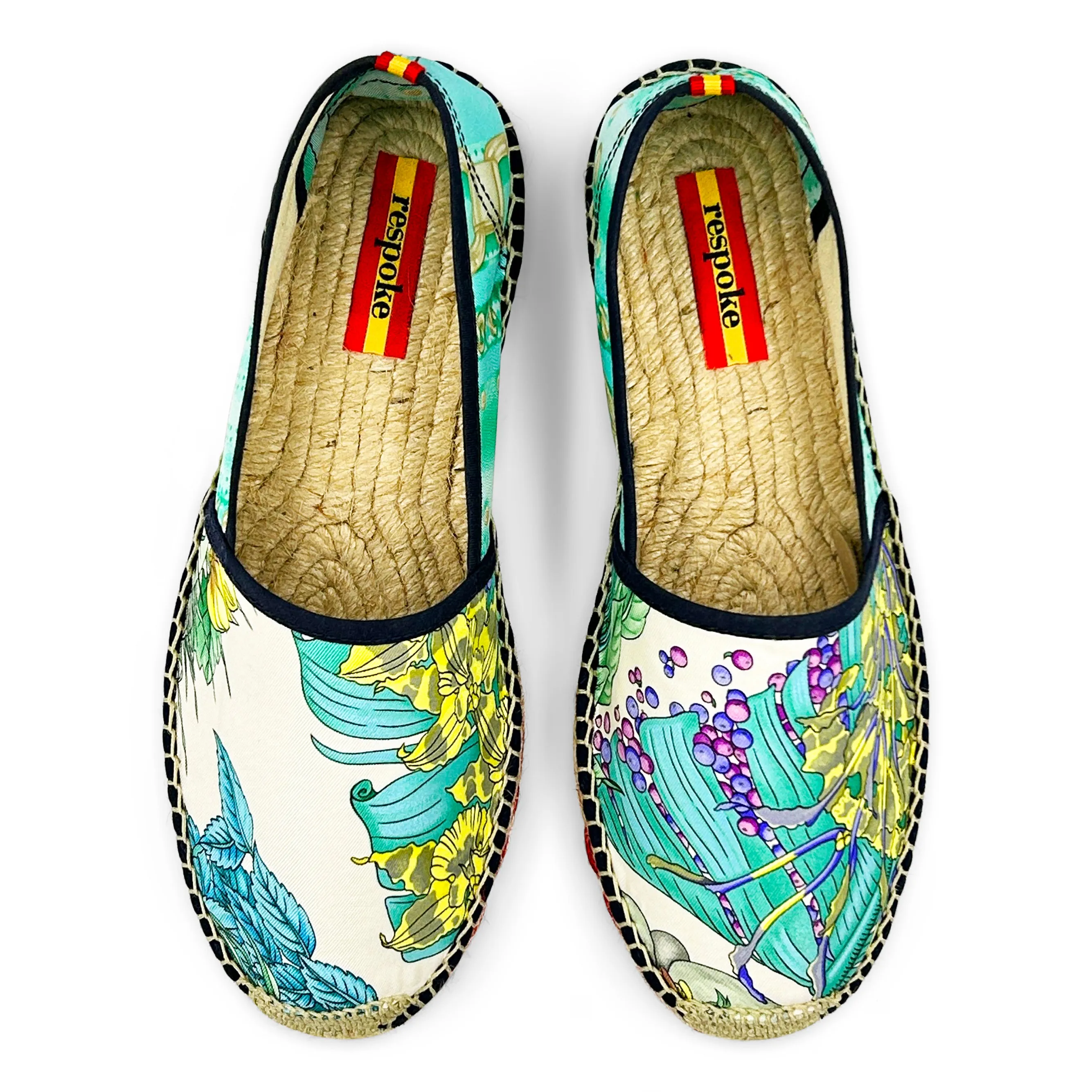 PYTHAGORE GIANNI Turquoise Classic Espadrilles