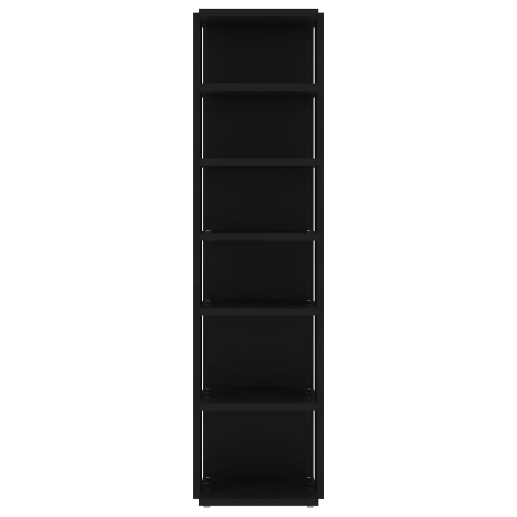 Shoe Cabinets 2 pcs Black 25x27x102 cm