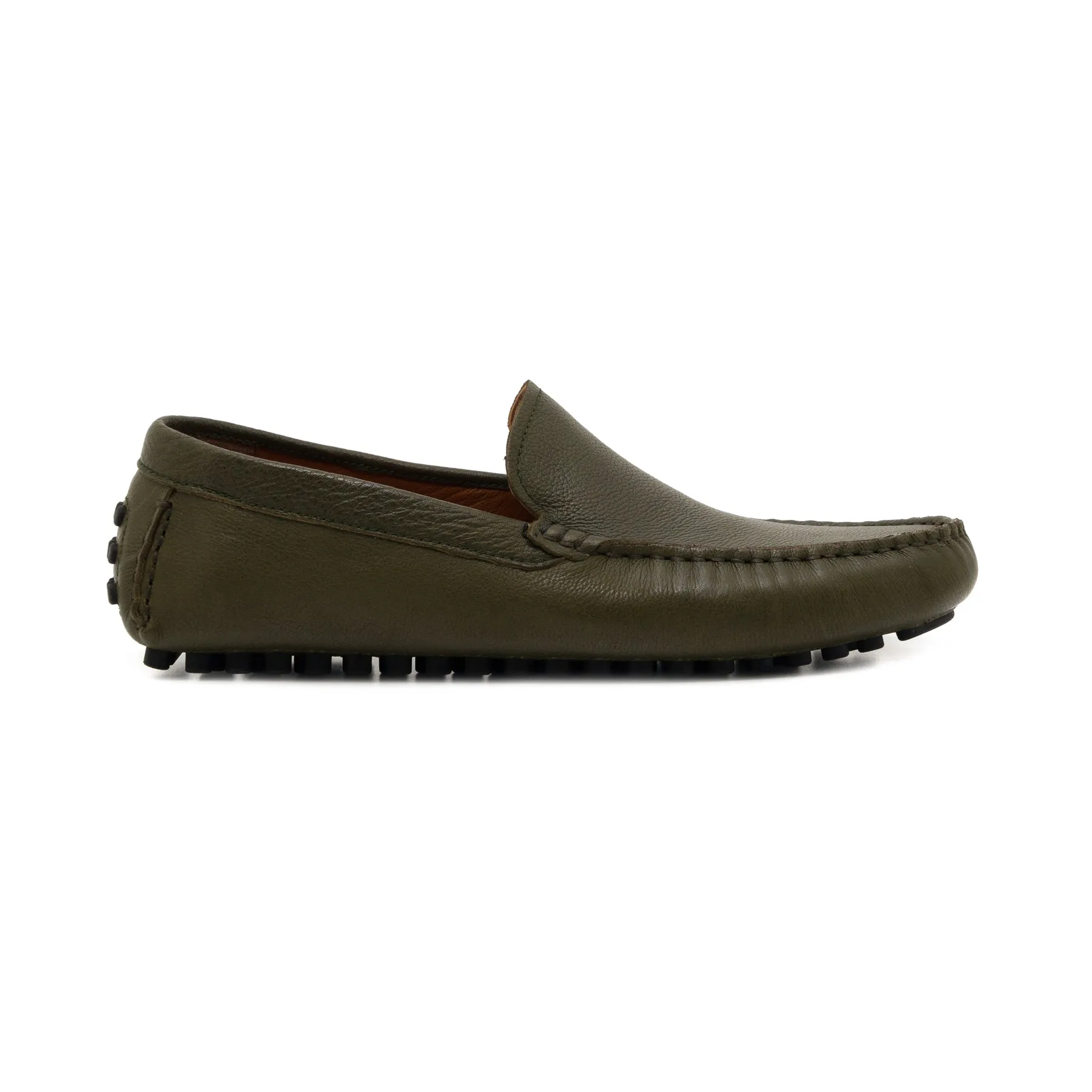 Stitch Khaki Loafer