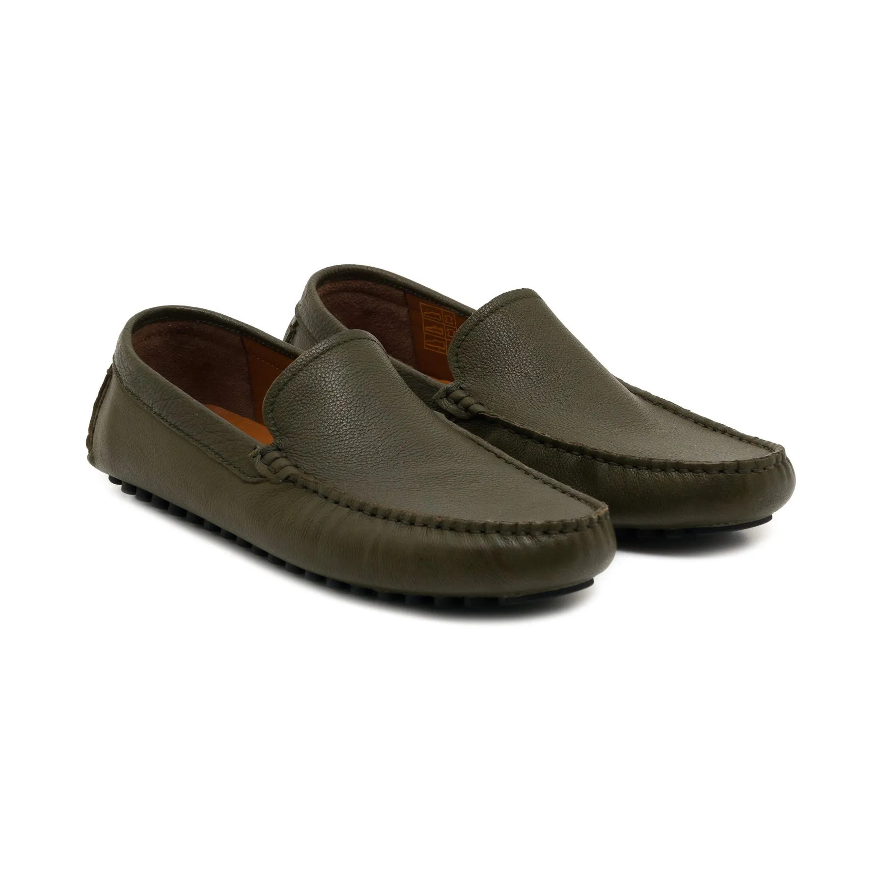 Stitch Khaki Loafer