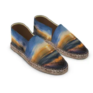 Sunset Glow Custom Art Espadrilles