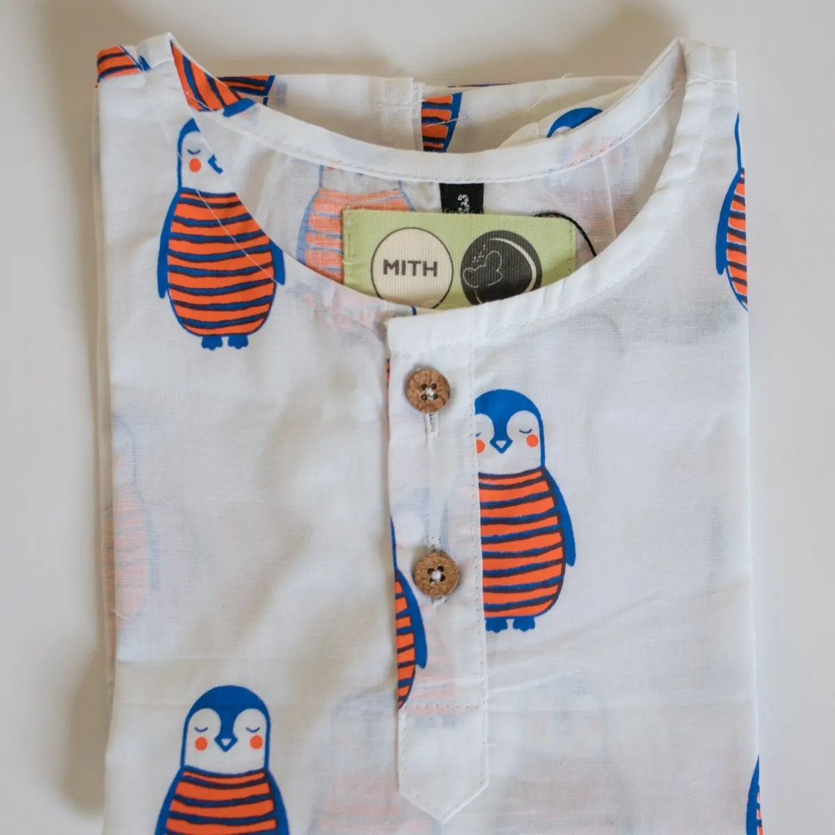 The Penguin Dad- Unisex Kids Cotton Nightwear