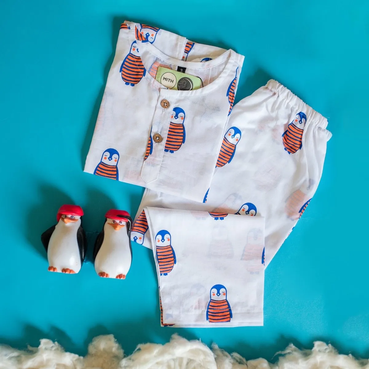 The Penguin Dad- Unisex Kids Cotton Nightwear