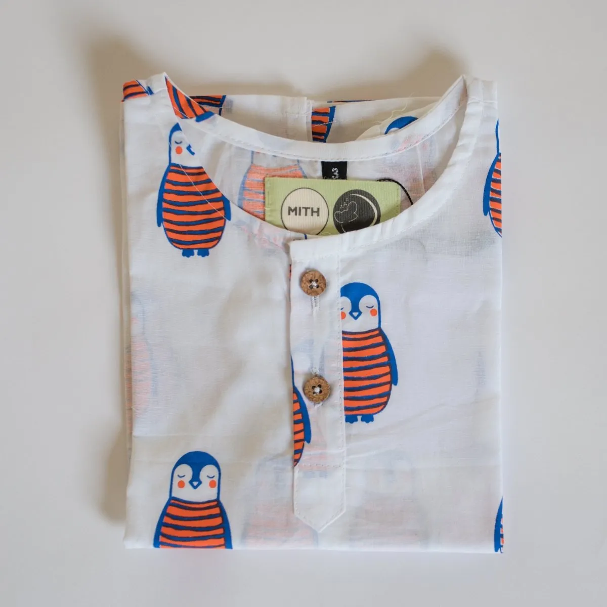 The Penguin Dad- Unisex Kids Cotton Nightwear