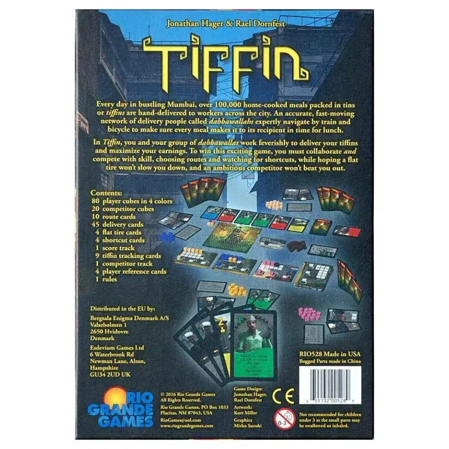 Tiffin - Board Game - Rio Grande Games