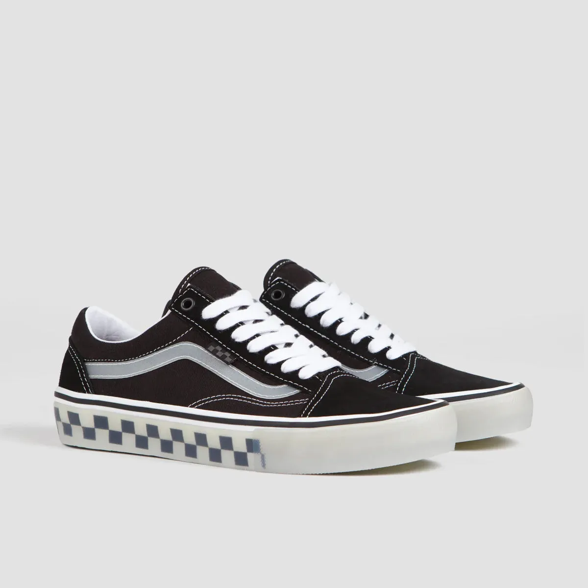 Vans Skate Old Skool Shoes - Translucent Rubber Black/Clear