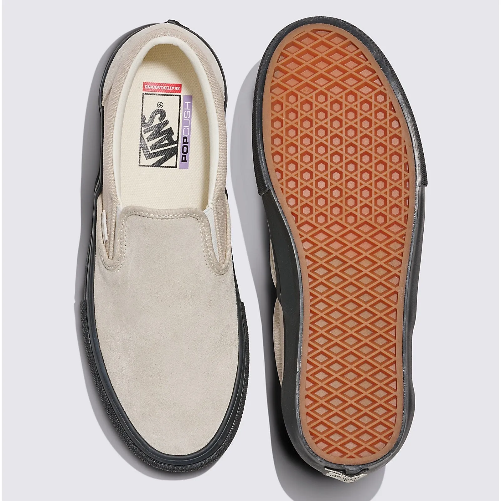 Vans Skate Slip-On Skateboard Shoe - Tan/Black