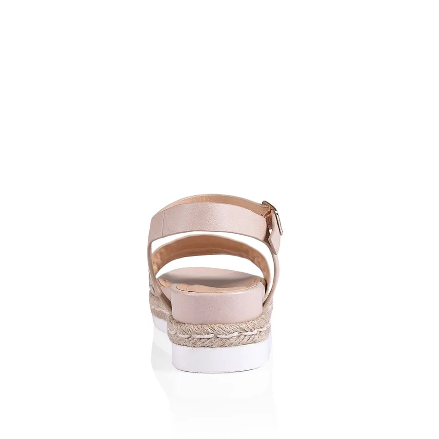 Verali Disco Footbed Sandals Blush Softee