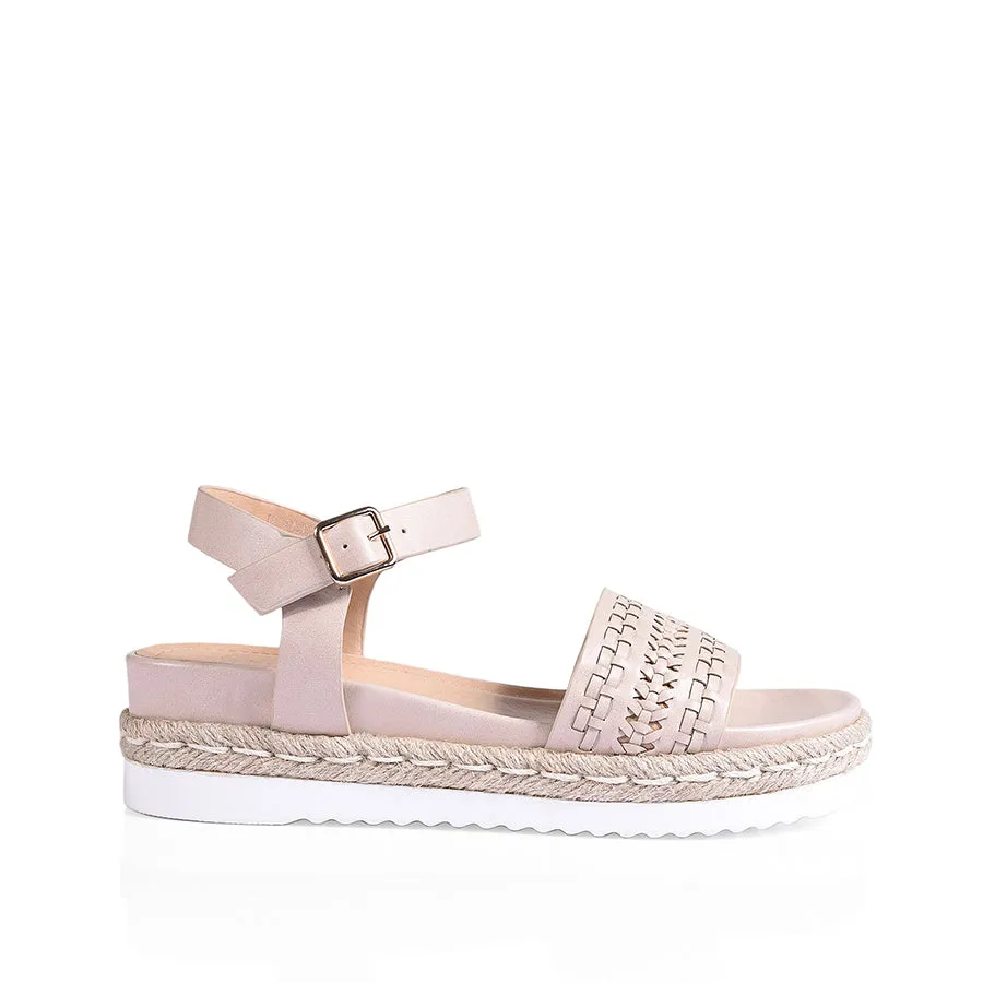 Verali Disco Footbed Sandals Blush Softee