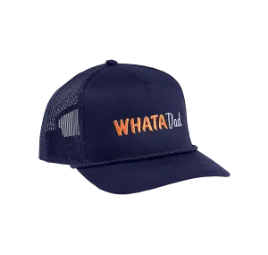 WhataDad Navy Trucker Hat