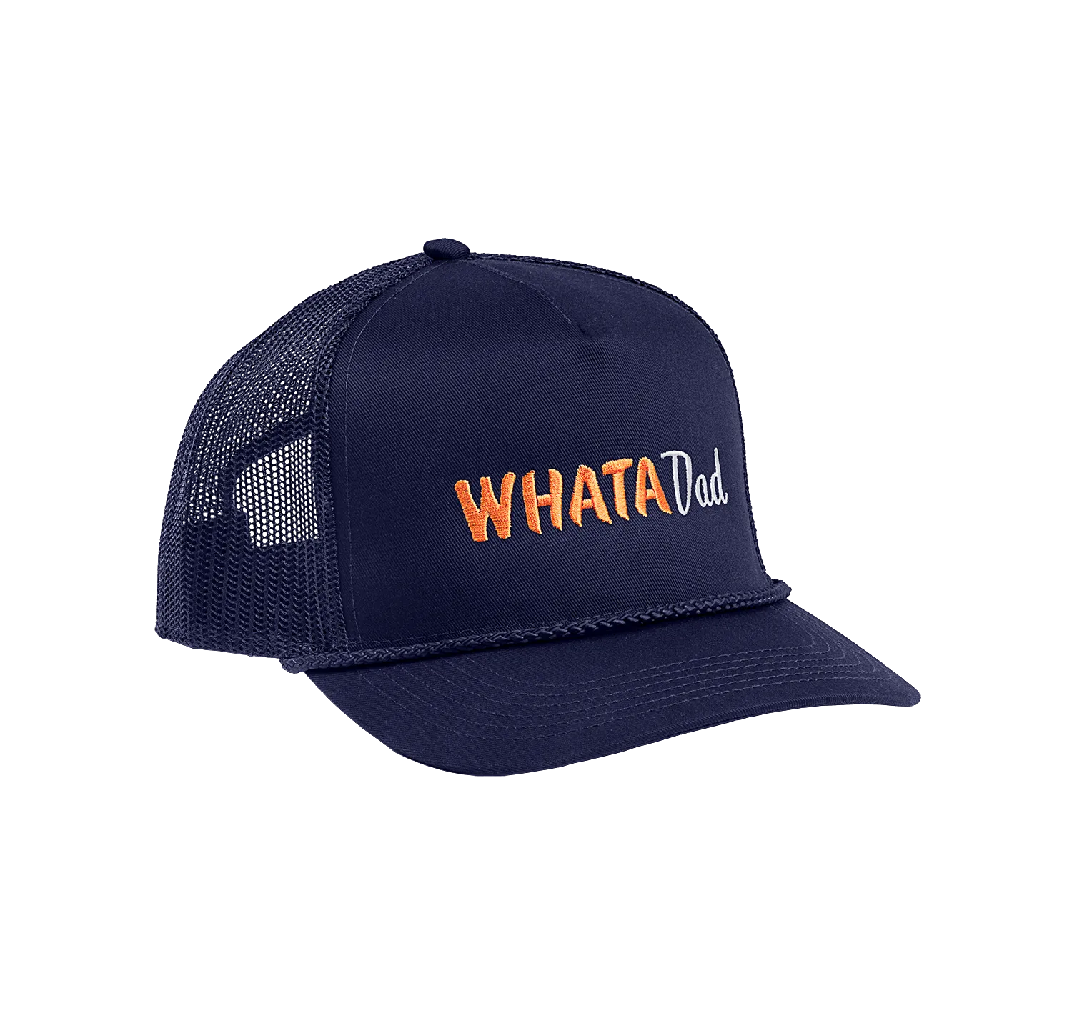 WhataDad Navy Trucker Hat