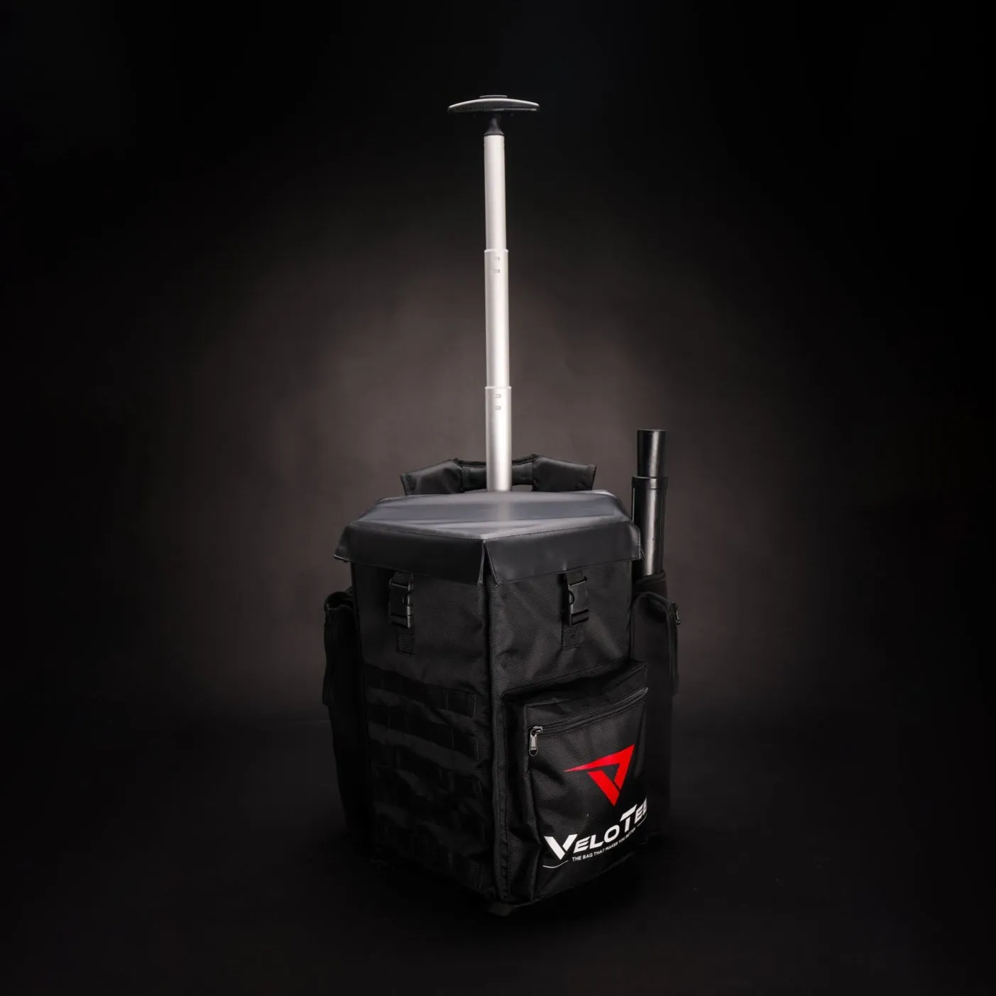 Wheeled VeloTee 2.0 Baseball & Softball Bat Bag Backpack with Batting Tee