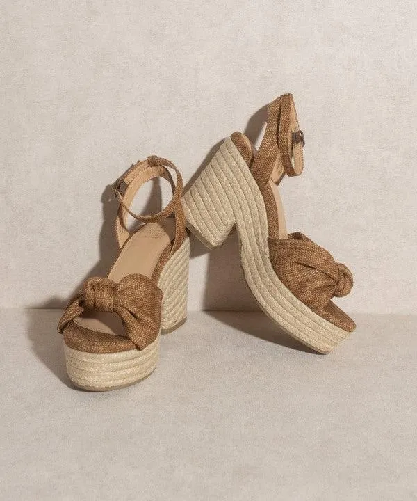 Womens Shoes Style No. Mackenzie - Espadrille Wedge Sandal