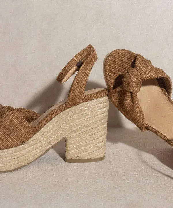 Womens Shoes Style No. Mackenzie - Espadrille Wedge Sandal