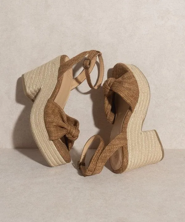 Womens Shoes Style No. Mackenzie - Espadrille Wedge Sandal