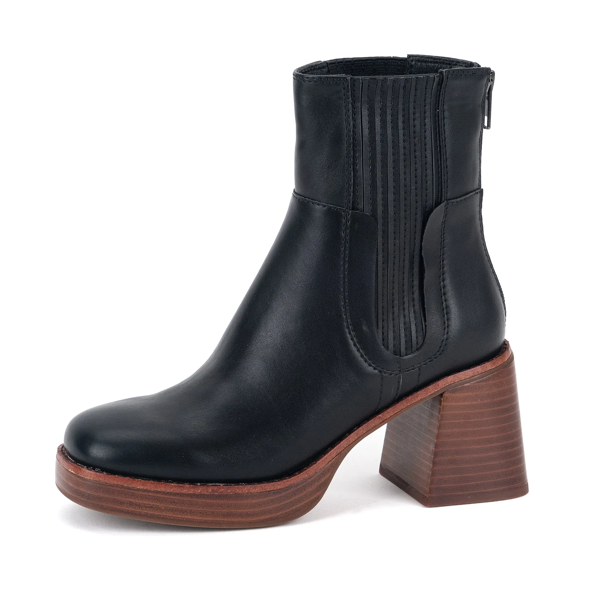 Yellow Box | Ivanka Chelsea Ankle Boot  in Black