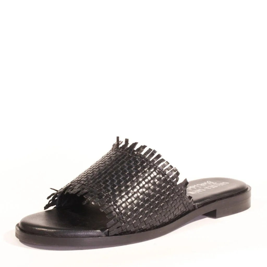 Zigor Woven Leather Slides