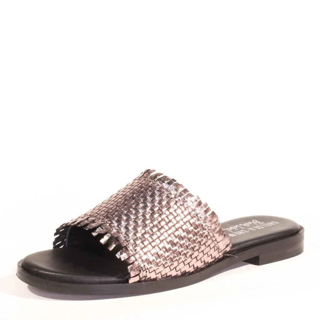 Zigor Woven Leather Slides