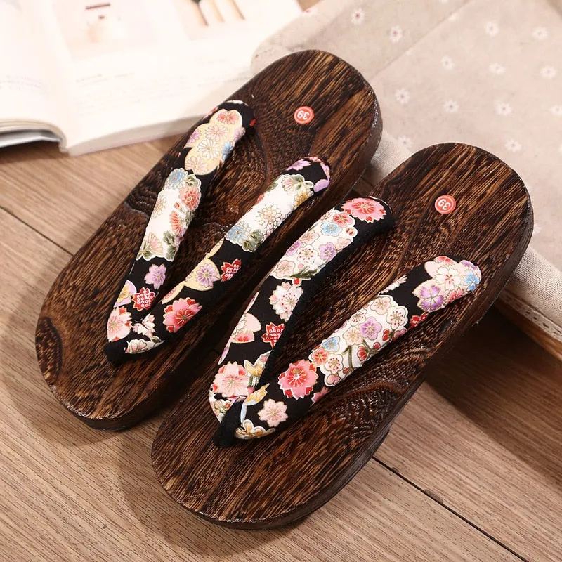 Zoe Japanese Wooden Sandals